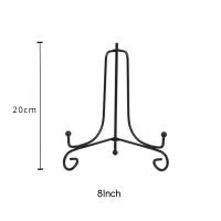 Soporte De Hierro Negro Para Manualidades DIY Soporte Para Libros Pedestal Para Fotos Estante De Exhibición Easel Soporte Para Cuadros Y Platos - details 15