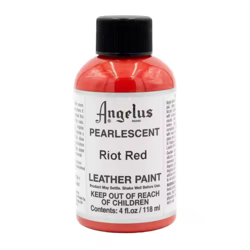 Angelus PINTURA CUERO Y POLIPIEL ANGELUS PEARLESCENT RIOT RED 118 ML - 1