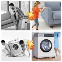 Dolly De Muebles Resistentes Con Ruedas 880LB Herramienta De Levantamiento Y Desplazamiento Fácil Rollos Grandes Para Muebles - details 1
