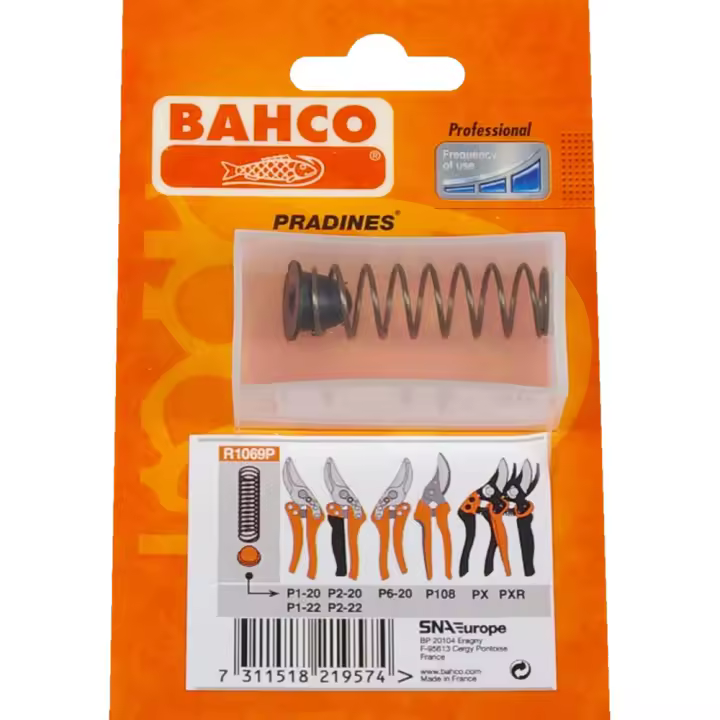 Bahco Muelle de Repuesto para Tijera de Poda - Modelos P1-20, P1-22, P2-20, P2-22, P6-20, P108, PX, PXR - Piezas y Accesorios para Herramientas Manuales - 1