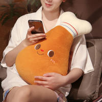Muñeco De Peluche De Pollo Frito Suave Para Niños Juguete Delicioso De Comida Regalos De Navidad Y Halloween Pillow De Peluche - details 2