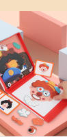 Libro De Rompecabezas Magnético De Madera Con Cartas Para Niños Tema De Vida Marina 3D Cambio De Ropa Y Caras Juguetes Educativos Para Niños - details 12