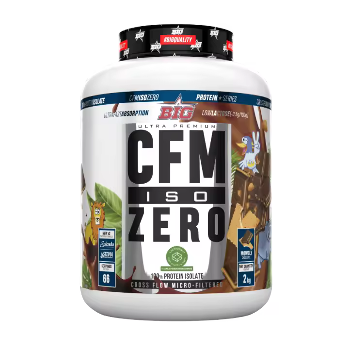 CFM ISO Zero 2Kg Choco Mowgly - Big + Mezclador regalo  Baja en lactosa   Baja en grasas   Calidad garantizada  Deliciosa - 1