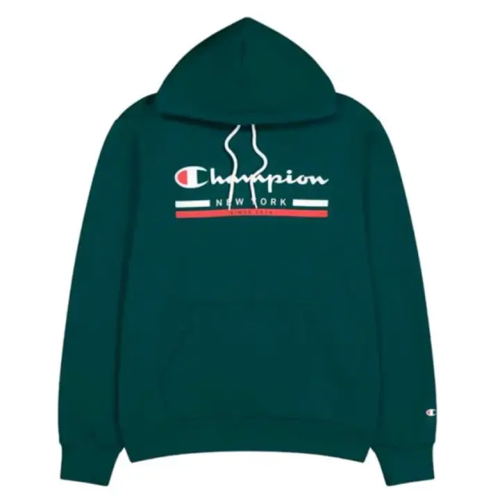 CHAMPION SUDADERA GORRO VERDE BOTELLA PARA HOMBRE - 1