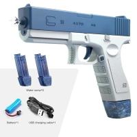 Pistola De Agua Eléctrica Automática Para La Playa Y Jardín Regalo Para Niños Y Adultos Juguete De Entretenimiento Al Aire Libre M416 - details 6