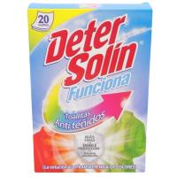 PACK DE 3 AHORRO TOTAL. DETERSOLÍN Toallitas Atrapa Colores tiene doble protección: cuida la ropa y protege el planeta. Son toallitas más finas con la máxima absorción. ¡La solución a la transferencia de colores!. LAVA CON TRANQUILIDAD CON LAS TOALLITAS - details 1