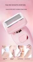 Kit De Epilador Eléctrico Para Mujeres 2 En 1 Doble Cabeza Impermeable Trimmer De Cuerpo Y Peluca Para Eliminación Rápida De Vello En Bikini Y Axilas - details 21