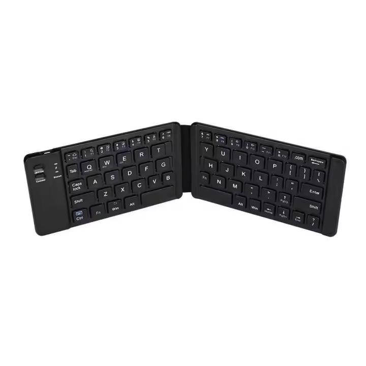 Teclado Plegable Inalámbrico De Dos Pliegues  Para Computadora De Oficina, Silencioso, Ultradelgado Y Portátil, Compatible Con Tres Sistemas Universales - 1