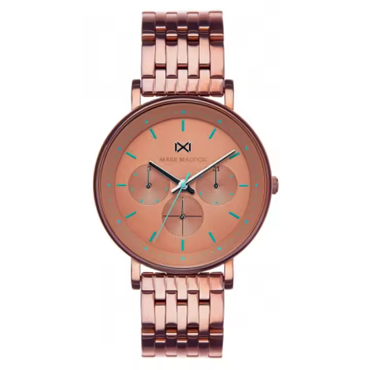 Reloj Mark Maddox MM0103-47 analógico mujer acero rosado - 1