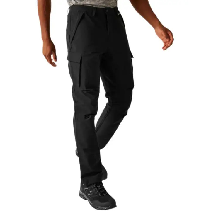 Ropa hombre Pantalones Regatta Pantalones Questra Cargo Negro - 1