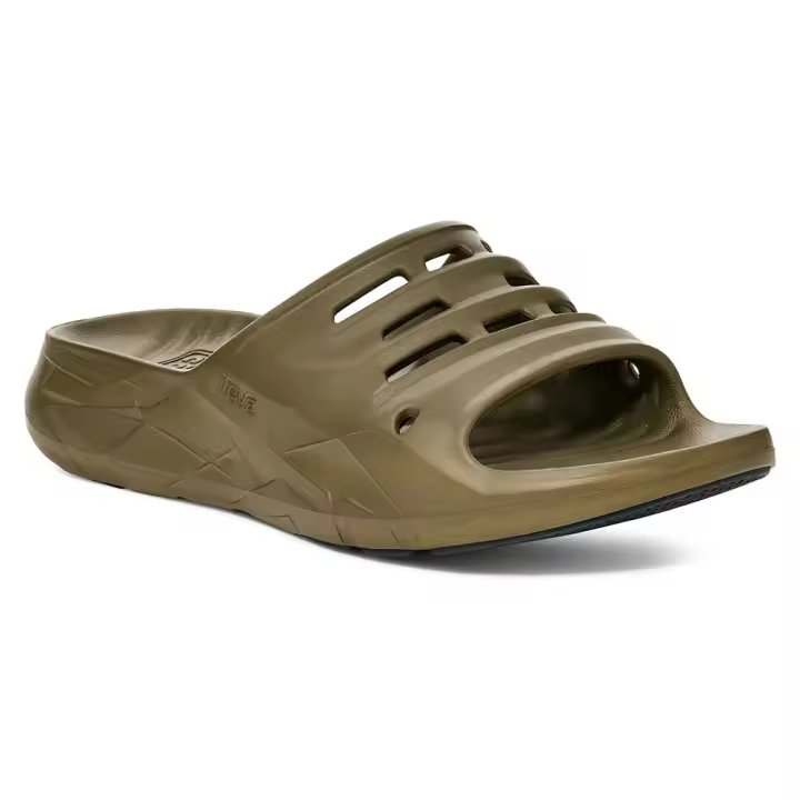 Calzado hombre Sandalias Teva Sandalias Ultra-comf Slide Verde - 1