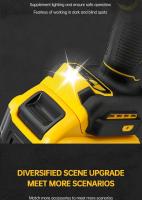 Llave De Impacto Sin Cable Dewalt DCF892 812N.m Torque Alto Three Speed Herramientas De Reparación Automotriz Con Motor Sin Escobillas 1/2 Pulgada - details 7