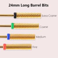 Broca De Uñas Carburo Super Larga 24mm Accesorios Para Taladro Eléctrico Herramienta De Manicura Corte De Cutícula Y Piel Muerta - details 3