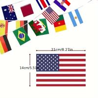 Juego De 32 Banderas De Países Alrededor Del Mundo Para Juegos Deportivos Colgantes En Cadena Bandera Nacional - details 7