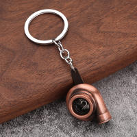 Llavero Mini Turbo Turbocargador Con Turbina Giratoria Llavero De Anillo Para Coche Accesorios De Interior Del Coche - details 4