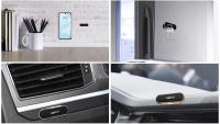 TEMCO Soporte Magnético con Rotación 360°, Enganche de los moviles para Automoviles con Iman, sujecion de telefono con Adhesivo para Salpicadero de coche, Aluminio pegado en salpicadero para sujetar movil Huawei, Samsung, Xiaomi, Iphone, Oppo - details 0