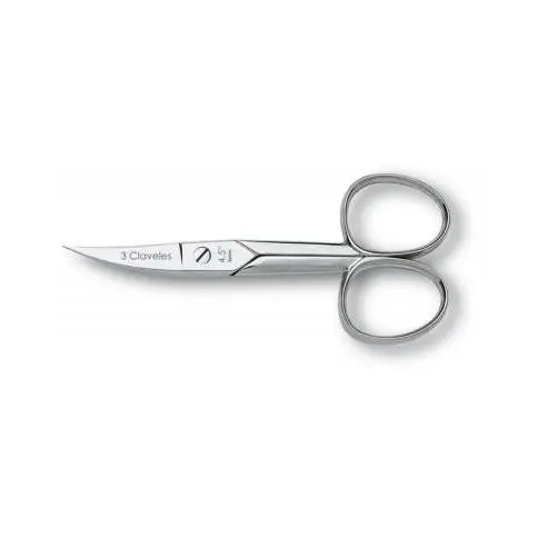 Tijera uñas curva 4,5" 11.5cm. 02017 - 3 Claveles - 1