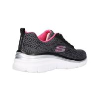 Deportivos Skechers  Fashion Fit Bold Boundaries Para Mujer En Color Negro Rosa Fucsia - details 4