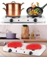 LILI HOME Cocina Eléctrica de 2 Fuegos. Potencia: 1000-1500W Placas: Placa 1: Ø15,5 cm Placa 2: Ø18,5 cm. Funciones adicionales: Indicador luminoso de encendido para mayor seguridad. Regulación de temperatura con 5 niveles, ideal para ajustar la potencia - details 6