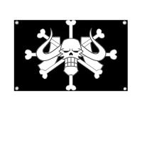 Bandera De Poliéster Para Decoración Externa Y Habitaciones Estética De One Piece Con Cuatro Agujeros Para Advertencia - details 12