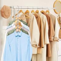 6 Piezas 26CM PerchasOps, Perchas Multiples de Metal, Perchas Abreviables para Camisa Vestido Pantalones Abrigo - details 10