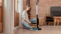 "Cecotec FreeGo Wash – Fregona Eléctrica Sin Cables de 40W con Autonomía de Hasta 30 Minutos, Rodillo Absorbente Wet Jalisco, Depósito de Agua Limpia de 420 ml, Depósito de Agua Sucia de 150 ml, Pulverizador Automático y Base de Autolimpieza - details 3