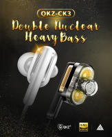 Auriculares Inalámbricos QKZ CK3 Dual Dynamic 4 Con Micrófono Y Altavoz Potente Para Deporte Y Juego Resistente Al Agua Y Con Cancelación De Ruido - details 0
