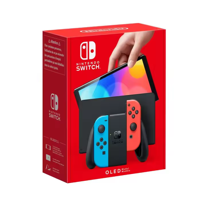 Nintendo Switch Modelo OLED Azul Neon/Rojo Neon - 1