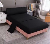 Juego de sábanas (3 piezas): sábana encimera + sábana ajustable + 1 funda de almohada - No hace bolitas - details 2