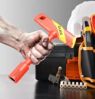 Llave De Hexágono Aislada LAOA VDE T-shape CR-V 4-14mm 58HRC Destornillador De Sujeción 1 Pieza Herramienta De Mantenimiento Para Electrictad - details 13