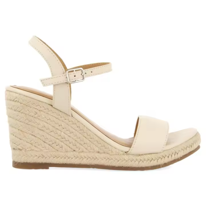 Sandalias plataforma mujer GIOSEPPO 71700 ZHEP SANDALIA CUÑA YUTE OFF-WHITE 32343 24V - 1