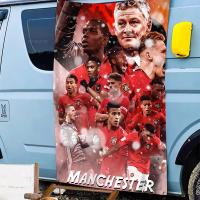 Toalla De Playa De Microfibra M-Manchester U-United F Absorbente Secado Rápido Suave Para Yoga Natación Vacaciones Montañismo - details 5
