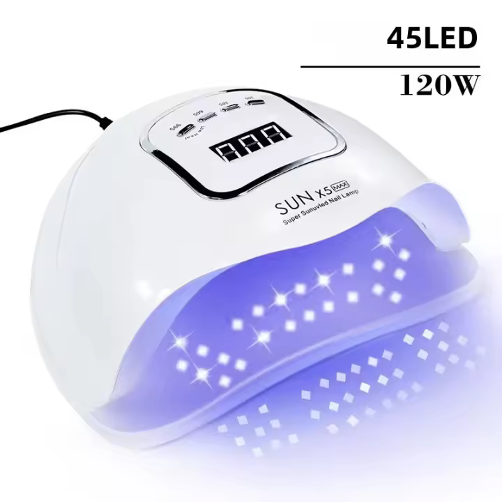 Lámpara De Uñas LED SUN X5 MAX Con 45 LEDs Para Curar Polvos De Uñas Y Gel Secador De Uñas Herramientas De Uñas - 1