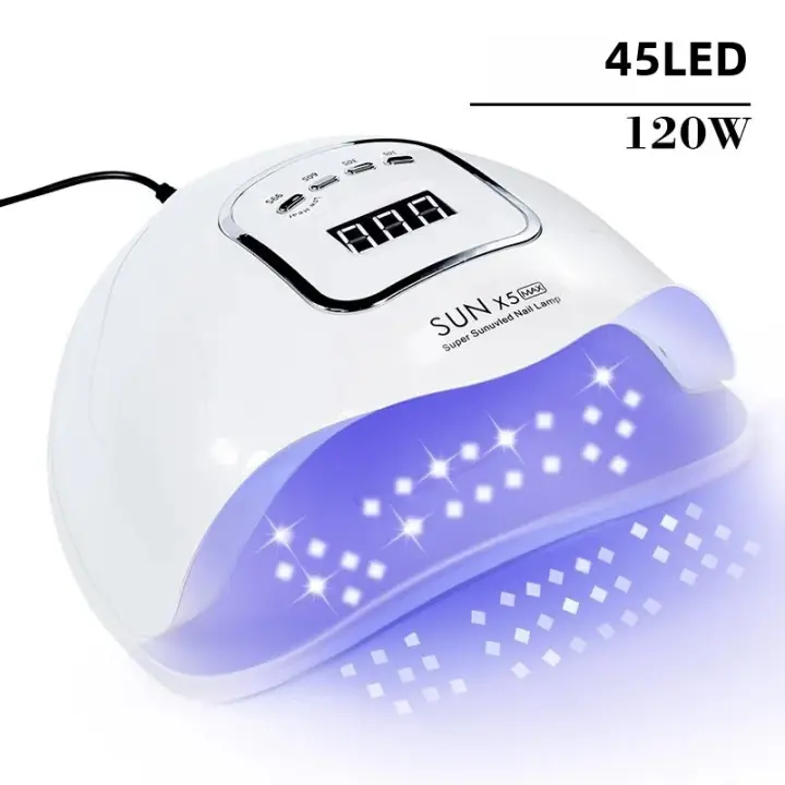 Lámpara De Uñas LED SUN X5 MAX Con 45 LEDs Para Curar Polvos De Uñas Y Gel Secador De Uñas Herramientas De Uñas - 1