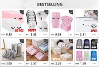 Set De 3 Bolsas De Lavandería De Malla Protectora Para Ropa Y Zapatos Organizador De Viaje Portátil Anti-deformación Para Máquina De Lavado - details 0