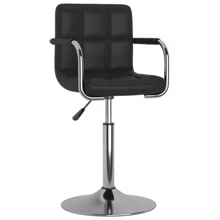 vidaXL Silla de comedor de cuero sintético en color Blanco/Negro | cómodas modernas ergonómicas para comedor cocina salón hogar - 1