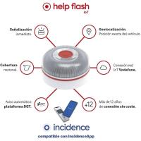 Helpflash Baliza V16 Conectada con Caja Triangular - Dispositivo de Seguridad Vial Inteligente HELP FLASH - details 2