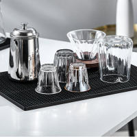 Alfombra De Barra De Goma Antideslizante PVC Para Café Alfombrilla De Taza Impermeable Y Resistente Al Calor Alfombrilla De Cocina Drenaje Para Secado De Platos - details 2