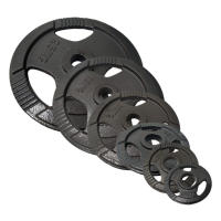 OZIO FITNESS 2 Discos de Pesas 10 kg 50 mm de 3 agarres Hierro Fitness - details 2