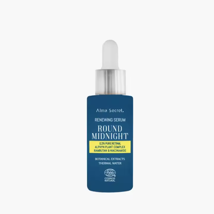 SÉRUM FACIAL DE NOCHE CON RETINAL PURO MULTI-ENCAPSULADO AL 0,2% | Un tratamiento de alta potencia que renueva, unifica el tono, reafirma, alisa arrugas y rejuvenece. - 1