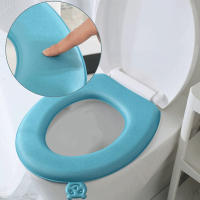 Cubierta De Asiento De Inodoro EVA Impermeable Universal Para Todas Las Estaciones Almohadilla Gruesa De Aluminio Accesorios De Inodoro - details 5