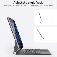 Funda De Teclado Magnética Para iPad 10th 11in 12.9in Con Bluetooth Inalámbrico Iluminación Retroiluminada Accesorios Para iPad pro 12.9 11 Air 4 5 - details 6