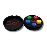 Squid Game 2 Gonggi & Round Case Korean Black M - details 2