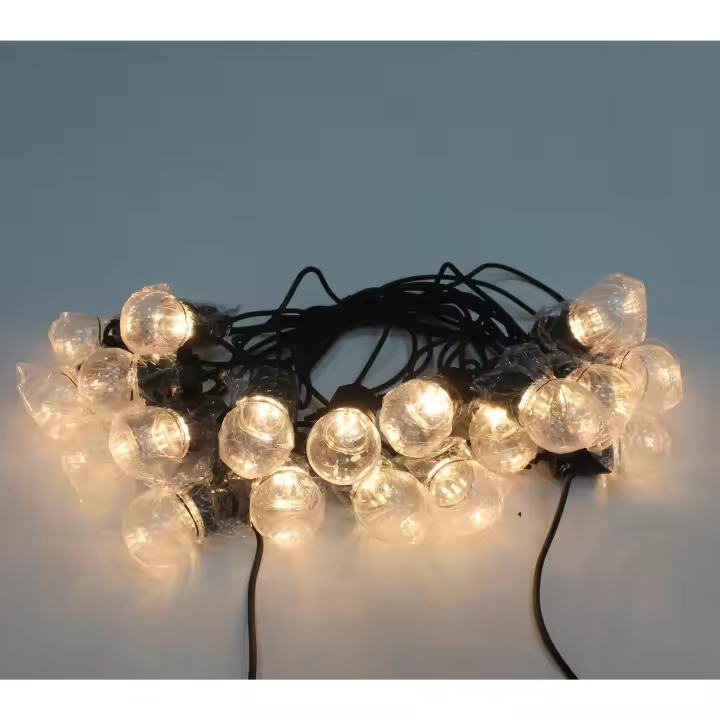 Guirnaldas LED Exterior 20 Bombillas 10metros 20.000h Blanco Cálido 3000k IP65 Nine&One - 1