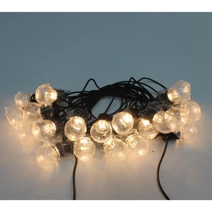 Guirnaldas LED Exterior 20 Bombillas 10metros 20.000h Blanco Cálido 3000k IP65 Nine&One - 1