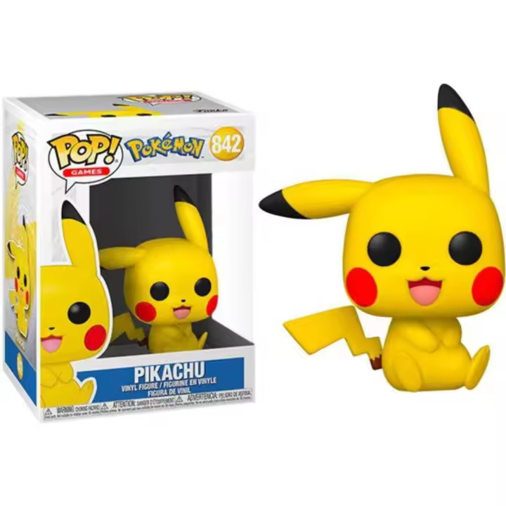 Funko Pop 842 - Pikachu Sentado - Pokemon - 1