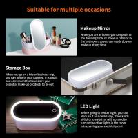 Espejo de maquillaje iluminado-Espejo de maquillaje luminoso de 3 Colores, estuche de maquillaje portátil con Luz LED - details 3
