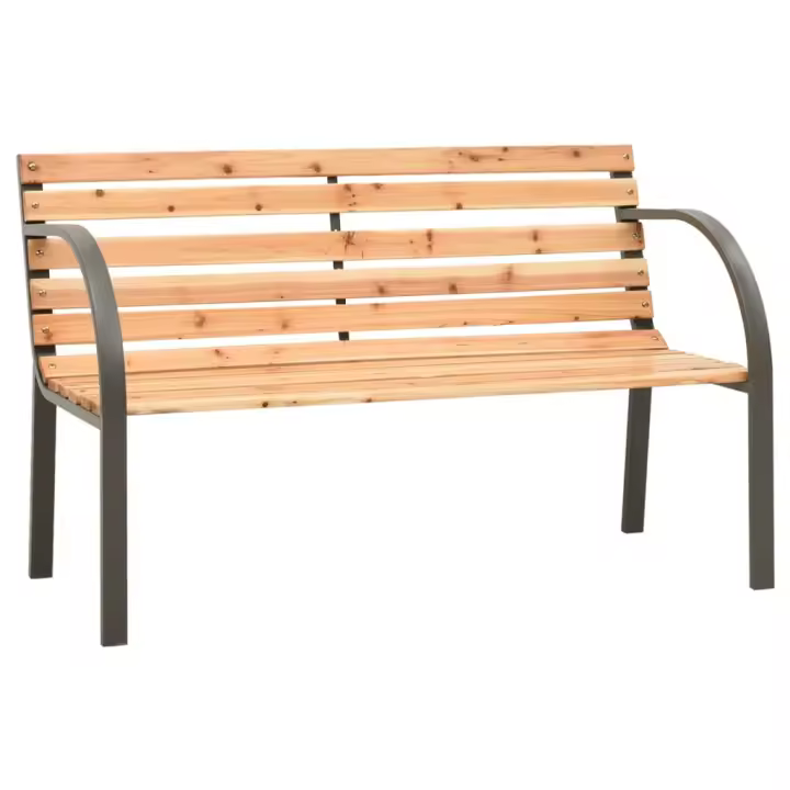vidaXL Banco de jardín para niños de madera de abeto chino 81 cm - 1