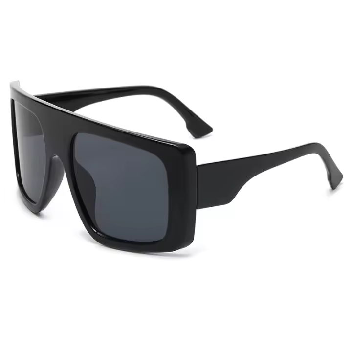 Gafas De Sol Cuadradas Punk Oversize Para Hombre Y2K Tendencia Única Con Lente UV400 Para Ciclismo Y Conducción - 1