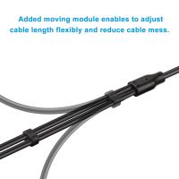 Banner - Cable de audio estereo 2x Rca macho a Jack 3.5 hembra nylon
